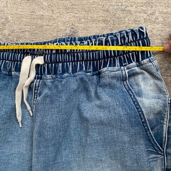 Stretchy Cropped Jogger Jeans with Stars Lounge Casual Stylish - Picture 10 of 12